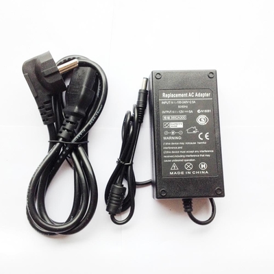 60W 전자 제품 전원 공급 12VDC 출력 전압 EU 플러그 100-240V AC 입력