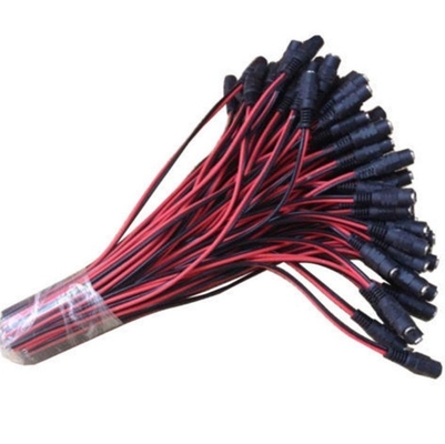 5.5x2.1mm Pigtail CCTV 카메라용 DC 케이블 남성 여성 LED 라이트 12V 구리 선도자