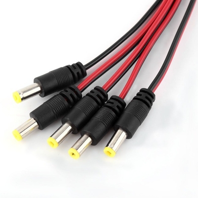 5.5x2.1mm Pigtail CCTV 카메라용 DC 케이블 남성 여성 LED 라이트 12V 구리 선도자