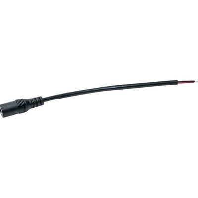 18 AWG DC 전원 피그테일 케이블 2.1mm x 5.5mm 배럴 플러그 와이어 220-240V를위한 남성 여성