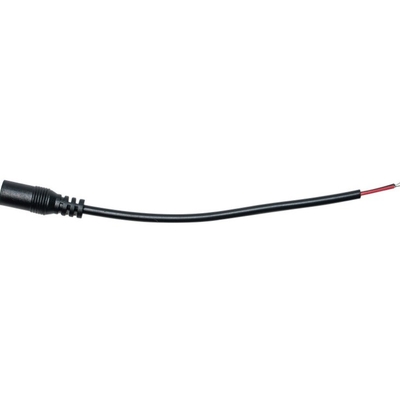 18 AWG DC 전원 피그테일 케이블 2.1mm x 5.5mm 배럴 플러그 와이어 220-240V를위한 남성 여성