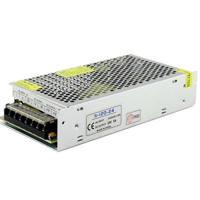 220V 입력 전압 단일 출력 24V 5A 24 볼트 AC 전원 공급 장치