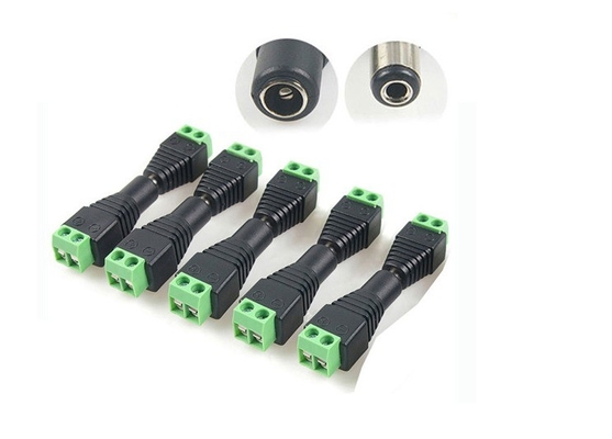 DC 5.5 x 2.1mm 전원 남성 잭 어댑터 케이블 플러그 커넥터 CCTV / LED 성 여성