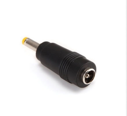 DC 전원 플러그 5.5x1.7mm 남성 5.5x2.1mm 여성 잭 커넥터에 대한 검은 어댑터