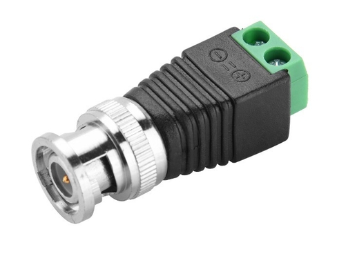 CAT5에서 BNC 코아시얼 비디오 발런 2.1mm 남성 DC 전원 연결 키트 AF CCTV 액세서리