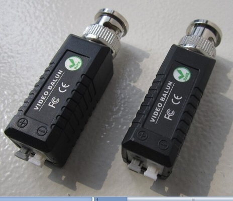 CAT5e CAT6에서 카메라 밸크 단일 채널 수동 BNC 비디오 발런 트랜시버 어댑터