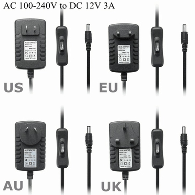 12V 15V 5V 19V 24V 출력 전자 제품용 AC/DC 스위칭 전원 공급 어댑터