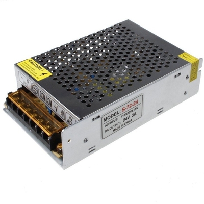 출력 주파수 50/60Hz C 전력 프로그래밍 가능한 AC110V 220V DC 전원 공급 24V 3A 72W