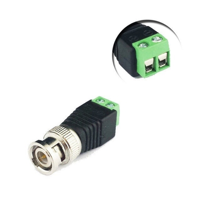 ABS CCTV 카메라 커넥터 2.1mm DC RCA Phono BNC 플러그 및 소켓 케이블 연결