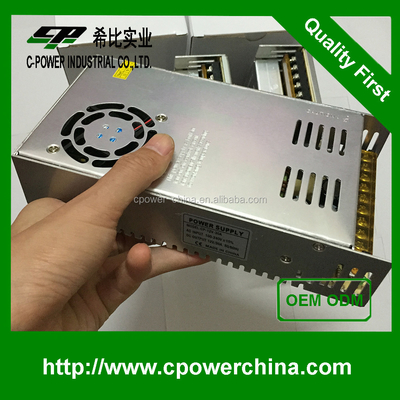 12V 30A 변주 주파수 AC 전원 공급 S-360-12 안정적인 산업용