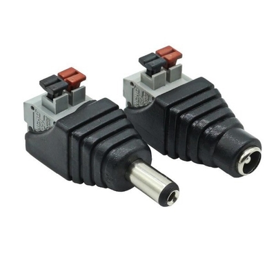 회색 C-Power CCTV 카메라 DC 파워 잭 커넥터