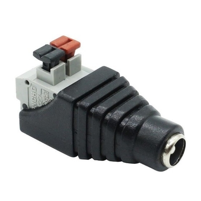 회색 C-Power CCTV 카메라 DC 파워 잭 커넥터