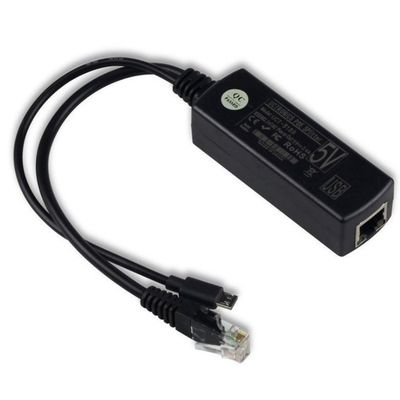 48V ~ 5V 2.4A PoE 스플리터 ABS 이더넷 모듈
