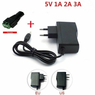 CE 인증 C-Power AC to DC CCTV LED 스트립 라이트용 어댑터 출력 5V/12V 1/2A