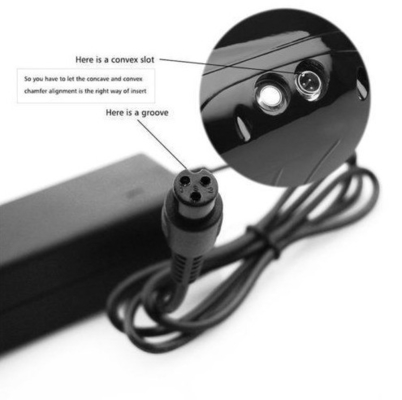 유니버설 C-Power 42V 2A 어댑터 전기 균형 스쿠터용 배터리 충전기 UK 플러그