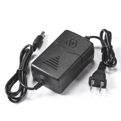 24W 100-240v AC 12v DC 동축 연결 장치 5.5*2.1mm의 이중 유선 전원 어댑터