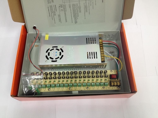 12V DC 30A 18CH 스위치 박스 및 초동 보호로 CCTV 전원 공급을 확보