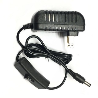 블랙 전원 어댑터 AC100-240V 12V 2A 24W 전원 어댑터