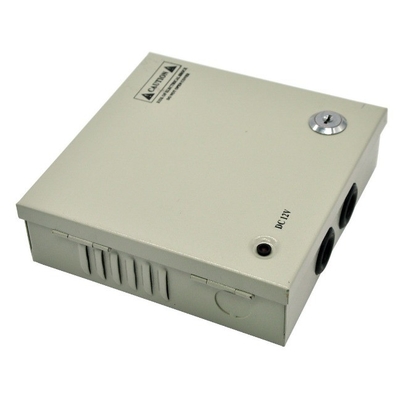 36W 4 포트 DC12V CCTV 전원 공급 상자 야외 CCTV 카메라 PTC 피지 배포