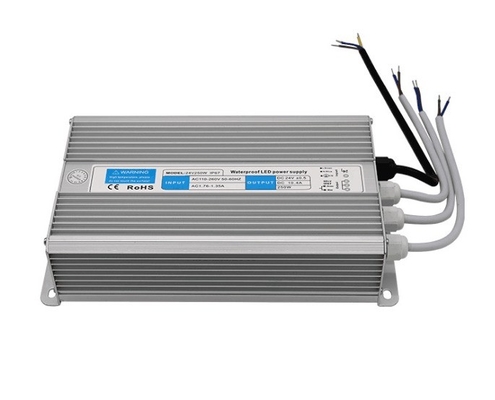 24V DC 실버 방수 LED 드라이버 트랜스포머 IP67 CE 승인 전원 공급 250W