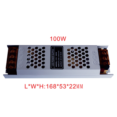 188*47*35mm 은 슬림 스위치 전원 공급 장치 LED 라이트 C 전력 12V 100W 출력