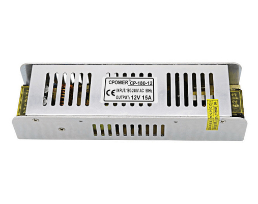LED 스트립 라이트 전원 공급 장치 슬림 사이즈 180w AC 110-220V DC 12V/24V 드라이버 어댑터