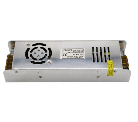 DC 12V 30A 360W 하위 미니 조절 LED 트랜스포머 스위치 스트립 모듈 전원 공급