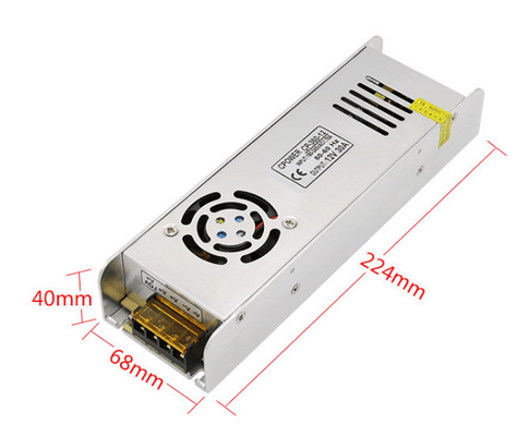 DC 12V 30A 360W 하위 미니 조절 LED 트랜스포머 스위치 스트립 모듈 전원 공급