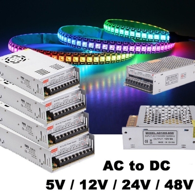 LED 드라이버 스위치 전원 공급 변압기 LED 스트립 모듈 20A 출력 전류 50HZ