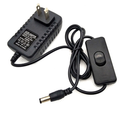 C-Power AC100-240V DC 12V 1A 2A 전원 어댑터 인라인 스위치 및 일정한 전압