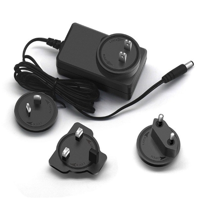 효율성 85% 블랙 C 전력 전 세계 전원 어댑터 12V 2A 24W AC100-240V