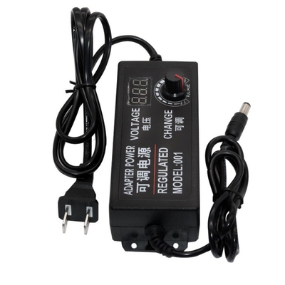 C-Power 3-12V 5A 60W 조정 가능한 어댑터 옵션 1.2M DC 케이블과 플러그 인 디자인