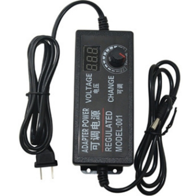 C-Power 3-12V 5A 60W 조정 가능한 어댑터 옵션 1.2M DC 케이블과 플러그 인 디자인