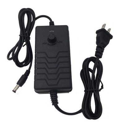 24V-36V 24W 검은 색 조정 가능한 전압 어댑터 C-Power로 연결된 플러그와 함께