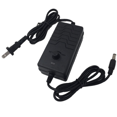 24V-36V 24W 검은 색 조정 가능한 전압 어댑터 C-Power로 연결된 플러그와 함께