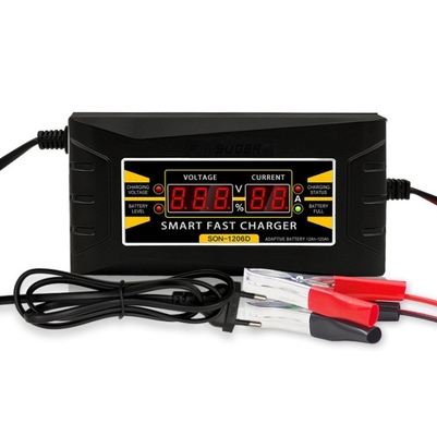 지능형 C 전력 12V 10A 변환 출력 모터사이클 및 자동차용 배터리 충전기
