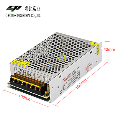 효율성 92.5% TT 72w 3a 단일 전환 12v 24v 48v AC DC 전원 공급 장치 내구성