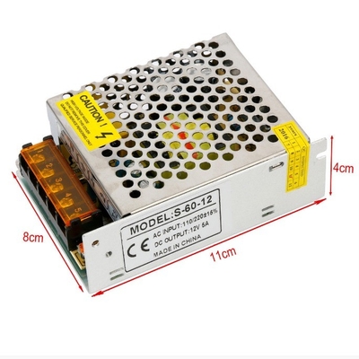 12V 5A 12V 3A 12V 1A 전기 기기 전원 공급 장치 출력 주파수 50/60HZ