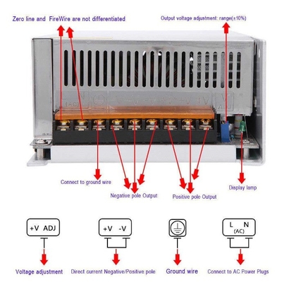 AC110/220V 입력 전압 C 전력 1000W 단출력 48V DC 스위치 전원 공급 장치